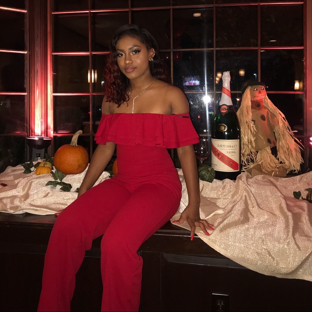 Ruffle jumpsuit